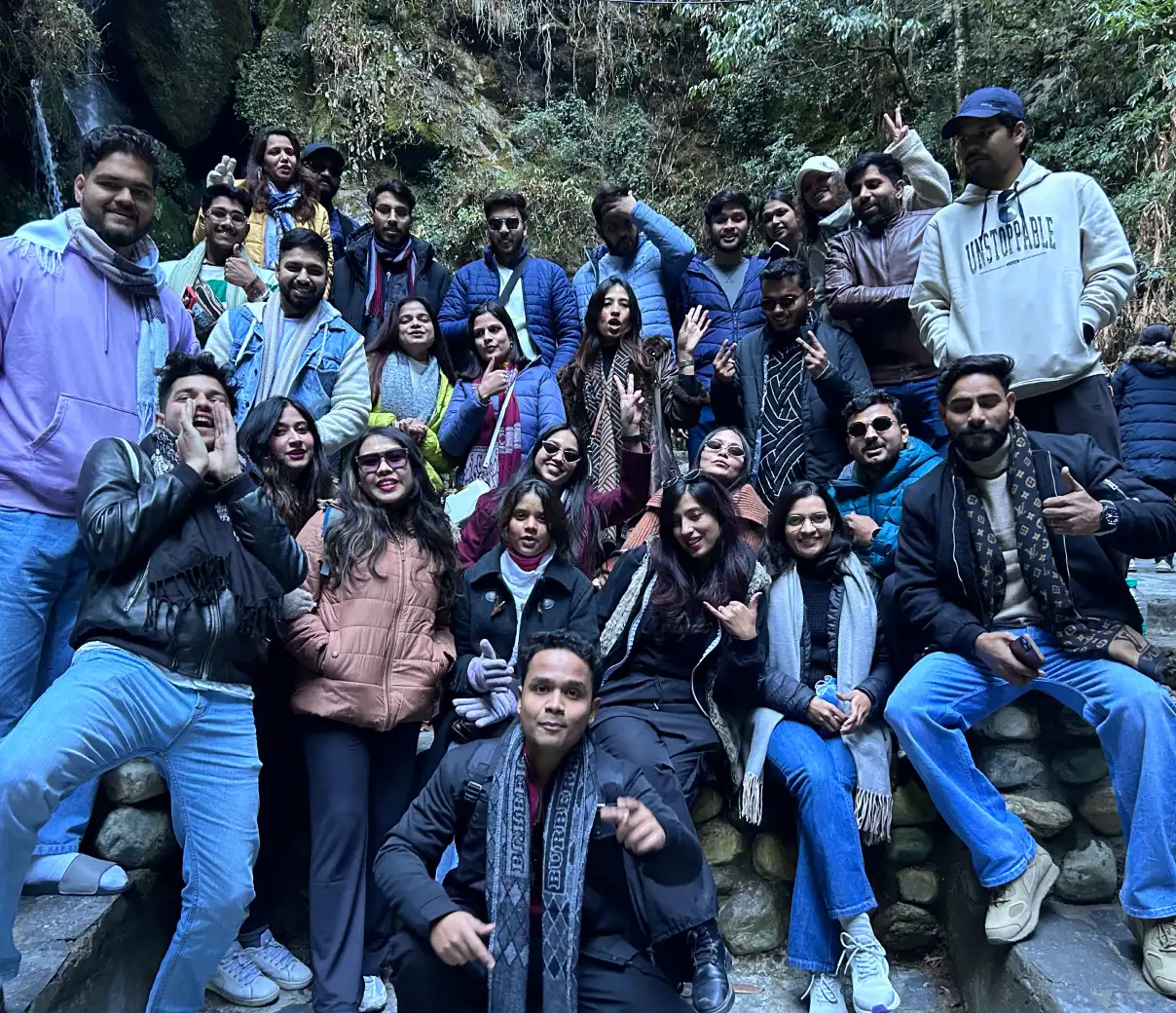 Tirthan Valley with Choiee Waterfall